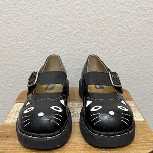 Anarchic by TUK Kitty Cat Black Mary Jane’s Size 11
